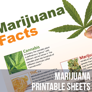 Printable Marijuana Sheets - Youth Marijuana Education